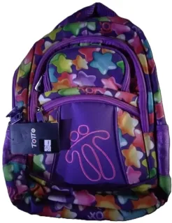 Mochila ToTTo 4 cierres y 2 bolsillos laterales